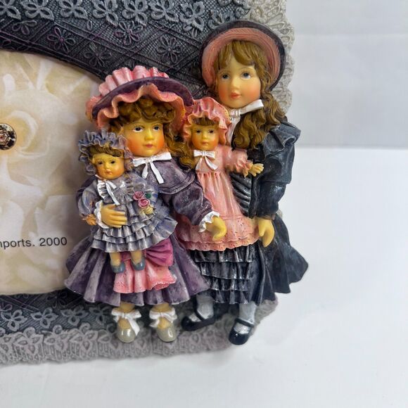 Popular Imports Doll Photo Frame NeW 4x6 Victorian Cottage Shabby 2000 VTG - Picture 9 of 11